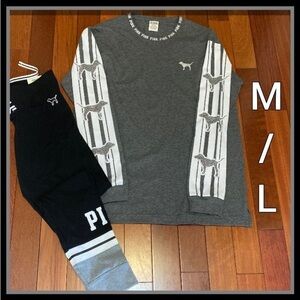 NWT VS PINK M/L BLING RARE SET